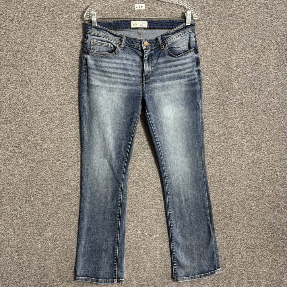 Buckle BKE Women's Size 28x31.5 Blue Payton Mid-Rise Tailored Bootcut Jeans